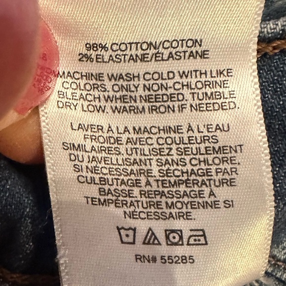 Express straight super high-rise jeans size 0 - Picture 7 of 8